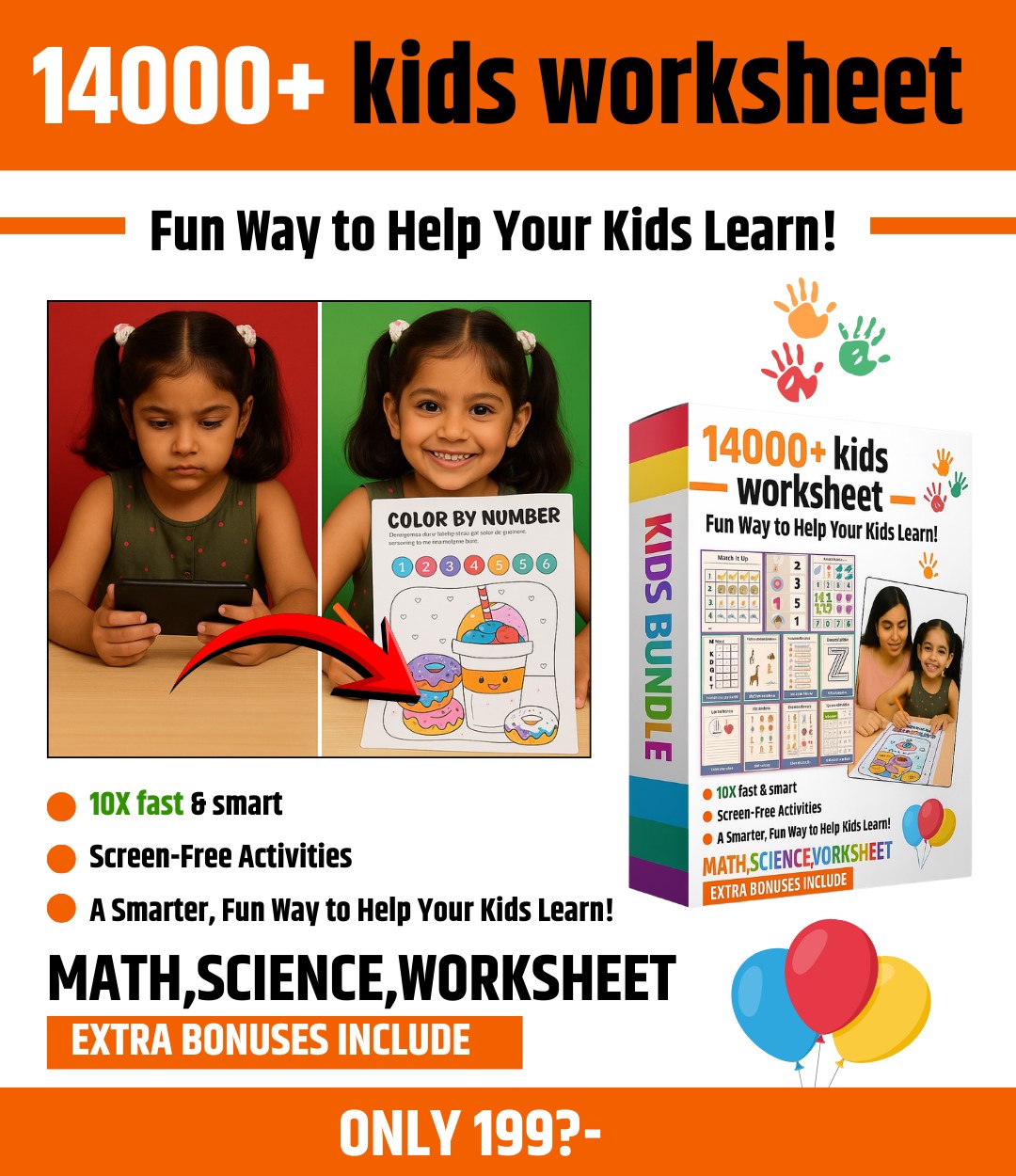 Minimize screen time and involve your child in stimulating worksheets 1 Minimize screen time and involve your child in stimulating worksheets